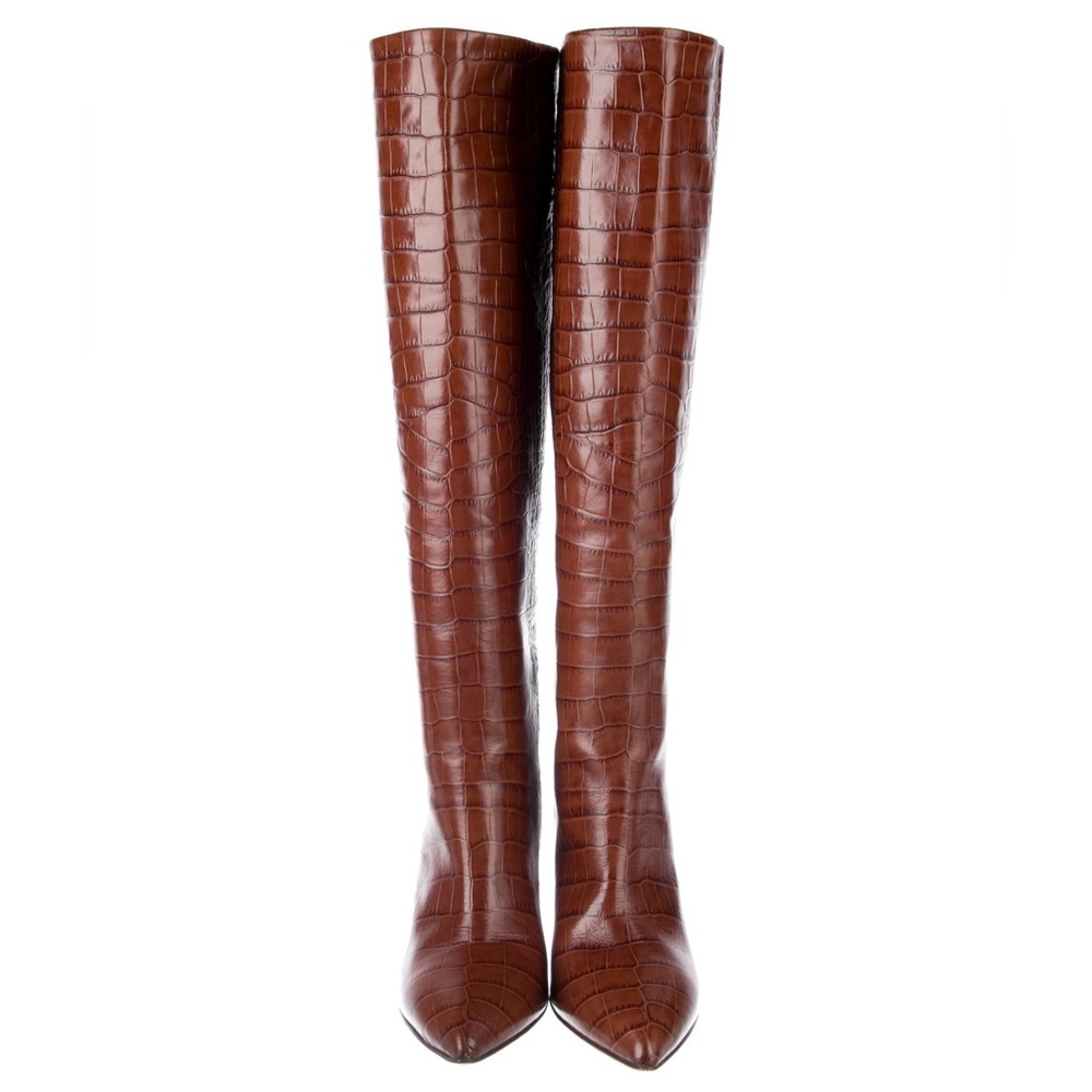Paris Texas animal brown boots